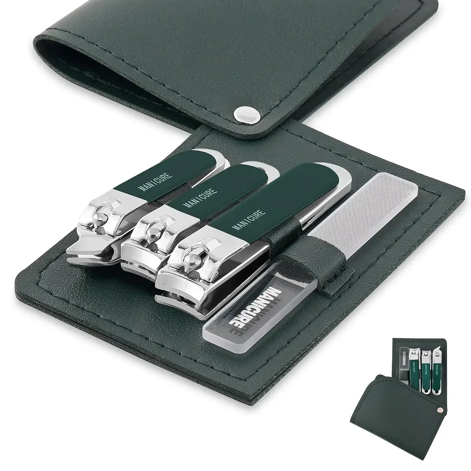 Mens Grooming Travel Kit - طقم مانيكير من 4 قطع من