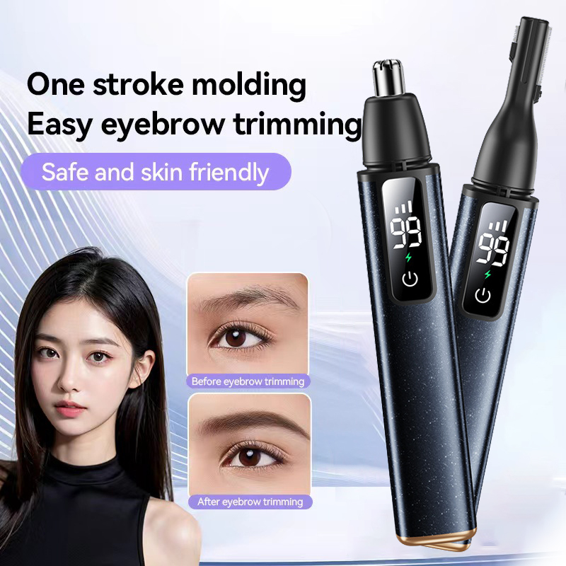 Eyebrow Razor Trimmer - الكهربائية الأنف الشعر المتقلب عالية السرعة
