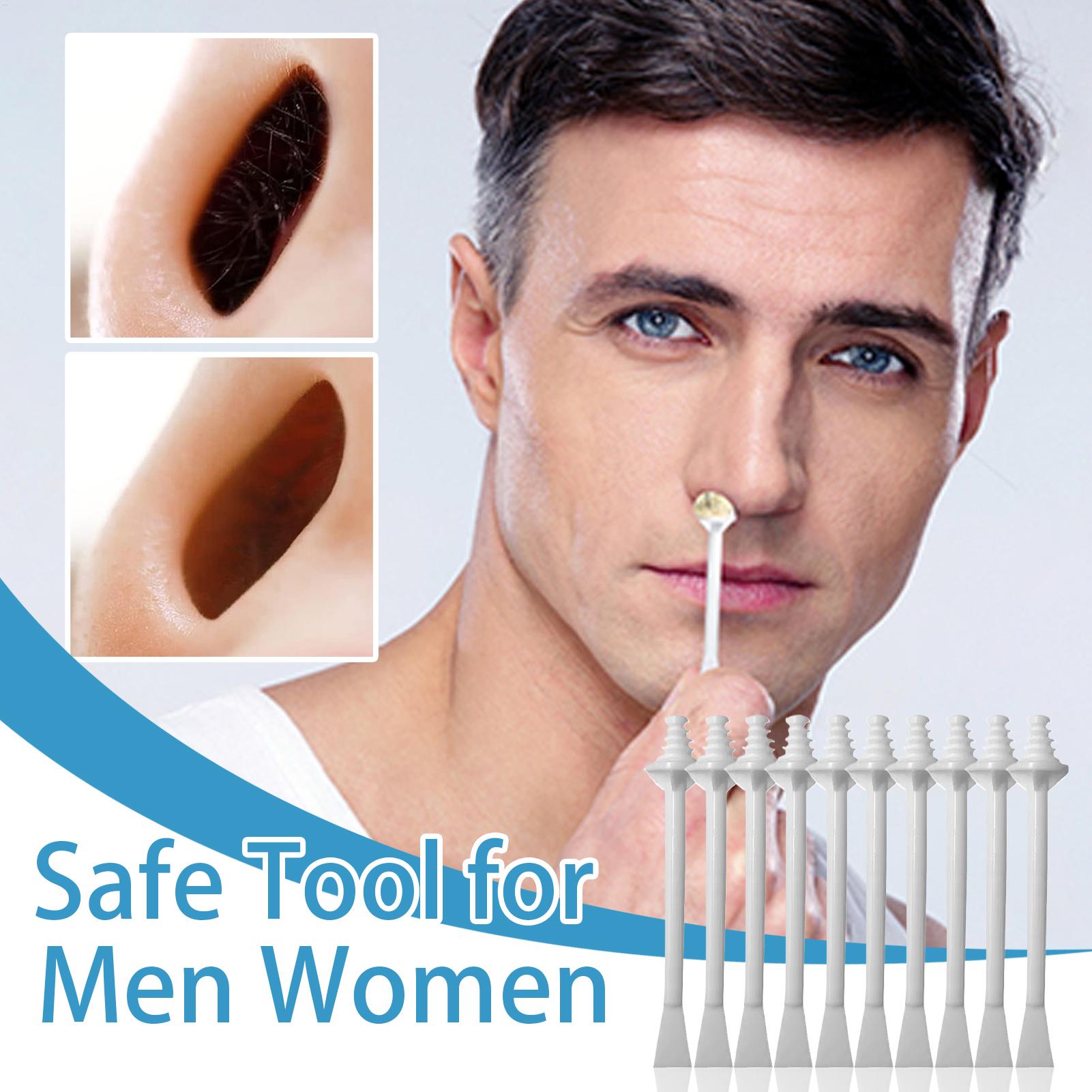 Men'S Grooming Wax - 10 قطع من شمع شعر الأنف