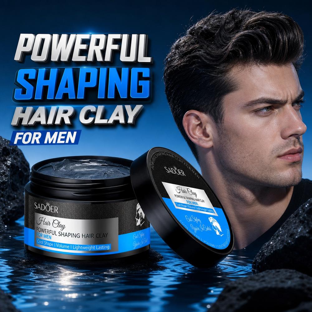 Men'S Grooming Wax - طين تصفيف الشعر للرجال بتثبيت قوي