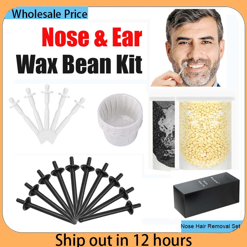 Men'S Grooming Wax - مجموعة شمع إزالة شعر الأنف بدون