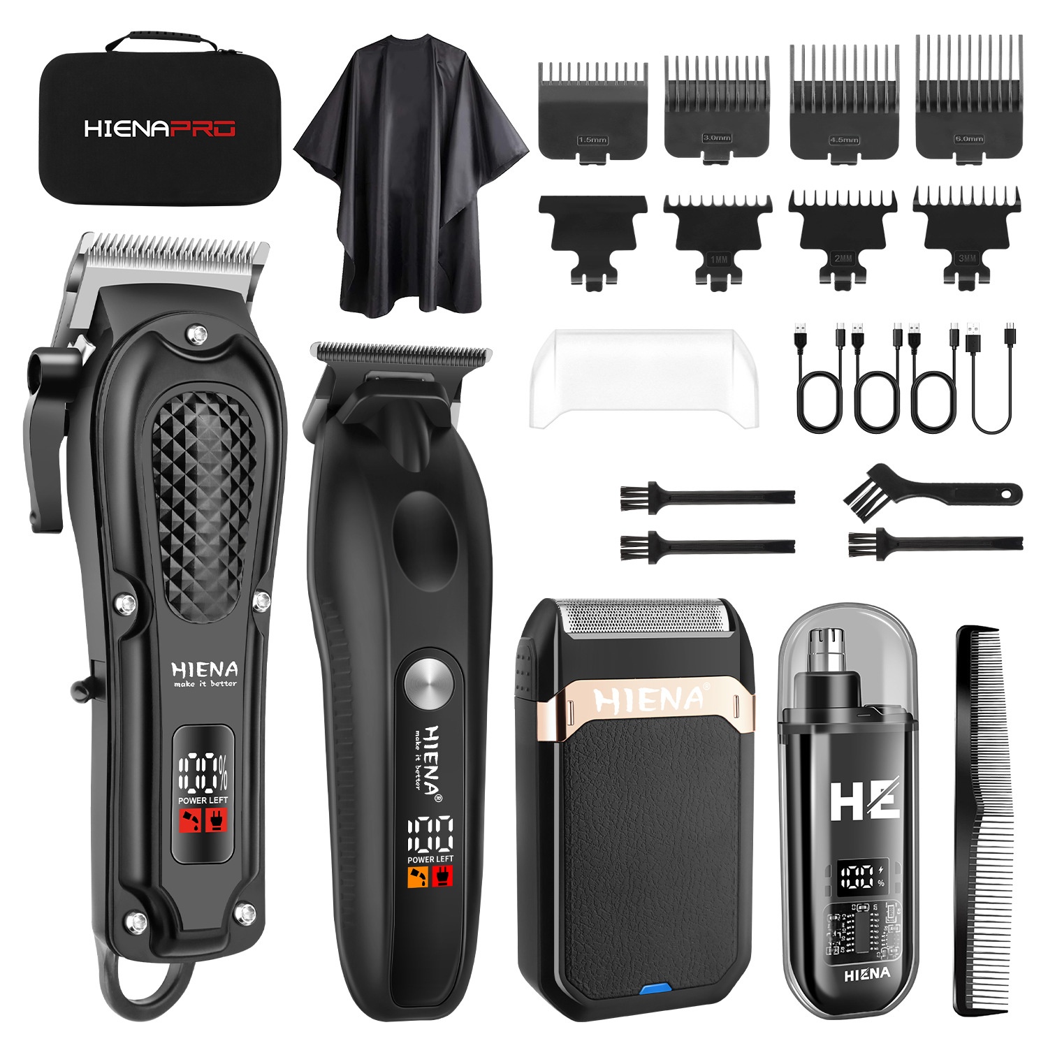 Eyebrow Razor Trimmer - مجموعة ماكينة قص الشعر HIENA Pro