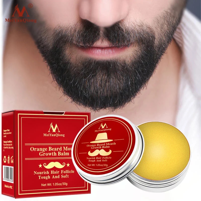 Men'S Grooming Wax - البرتقال الطبيعي زيت عضوي لإنبات اللحية