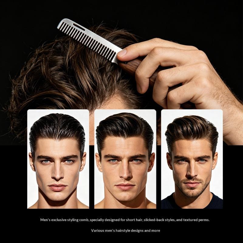 مشط شعر وشارب للسفر من الدرجة  - مراجعة Mens Grooming Travel Kit وسعره