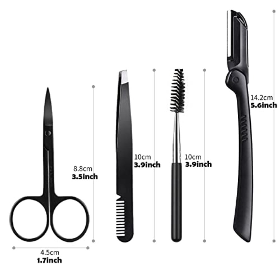 طقم شفرات تشذيب الحواجب، أدوات - مراجعة Eyebrow Razor Trimmer وسعره