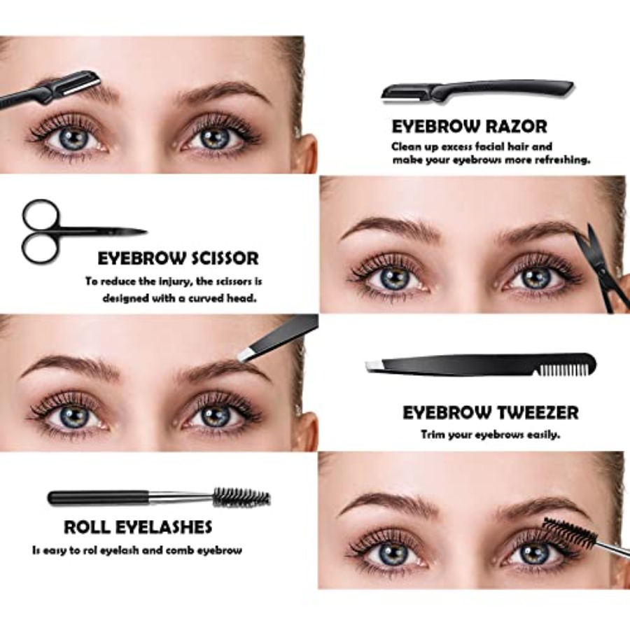 طقم شفرات تشذيب الحواجب، أدوات - مراجعة Eyebrow Razor Trimmer وسعره
