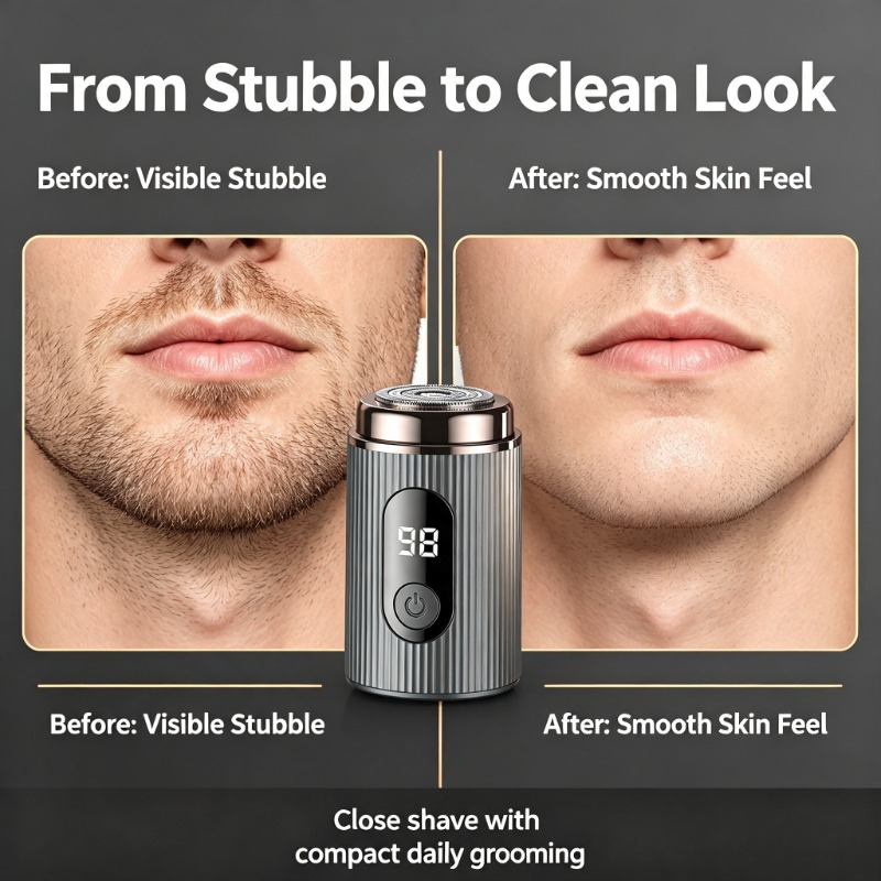ماكينة حلاقة كهربائية صغيرة مح - مراجعة Mens Grooming Travel Kit وسعره