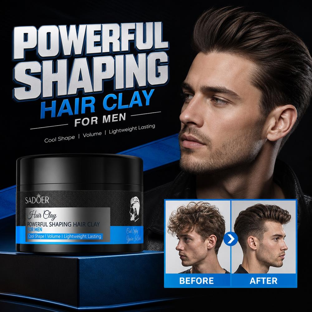 طين تصفيف الشعر غير لامع، قوي  - مراجعة Men'S Grooming Wax وسعره
