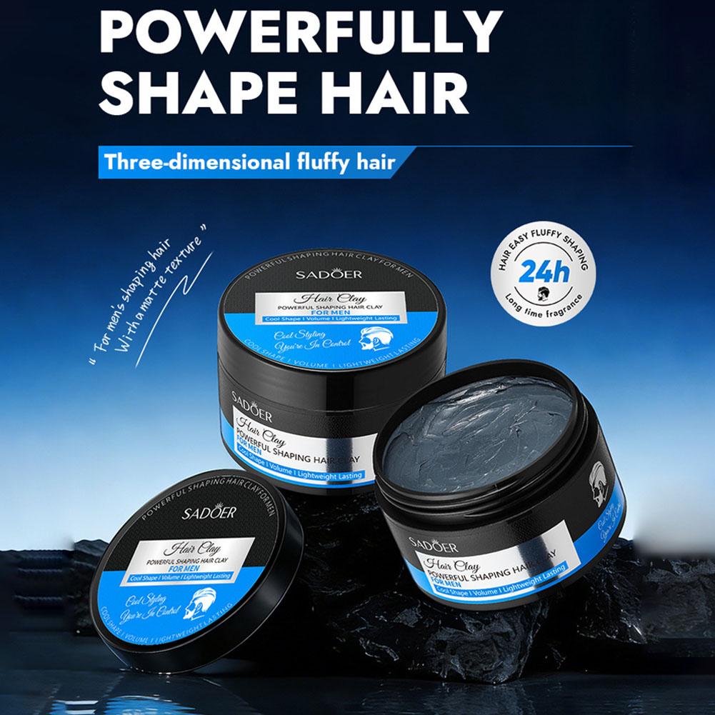 طين تصفيف الشعر غير لامع، قوي  - مراجعة Men'S Grooming Wax وسعره