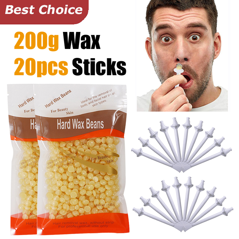 طقم شمع الأنف المحمول 50 جرام- - مراجعة Men'S Grooming Wax وسعره