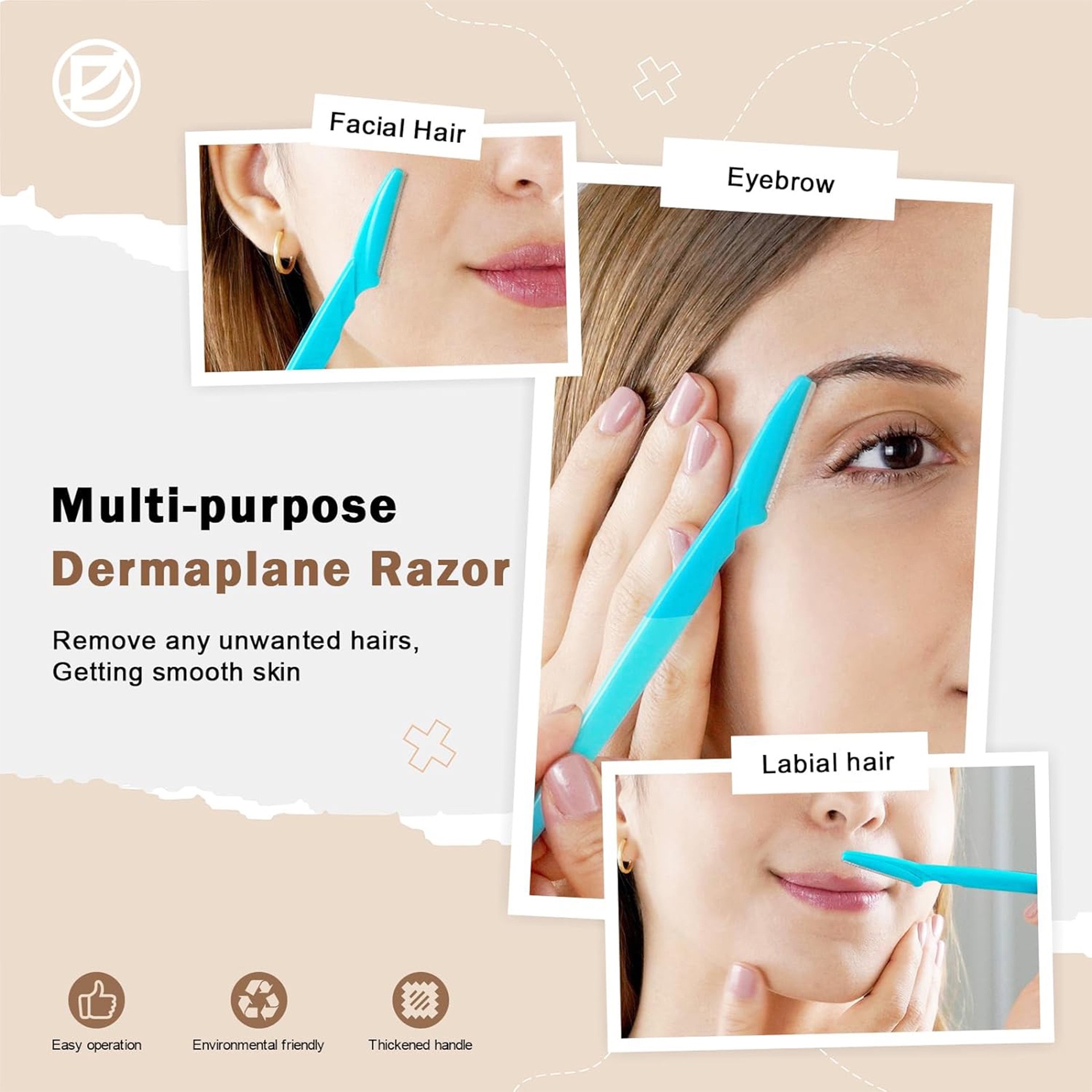 شفرة حلاقة للحواجب والوجه للنس - مراجعة Eyebrow Razor Trimmer وسعره