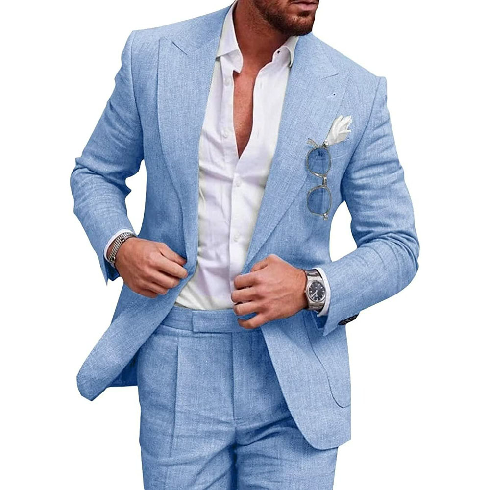 بدلة رجالية من الكتان مكونة من - مراجعة Men'S Grooming Jacket وسعره