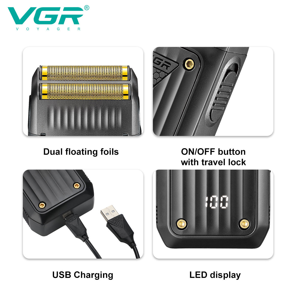VGR 363 ماكينة حلاقة كهربائية  - مراجعة Eyebrow Razor Trimmer وسعره